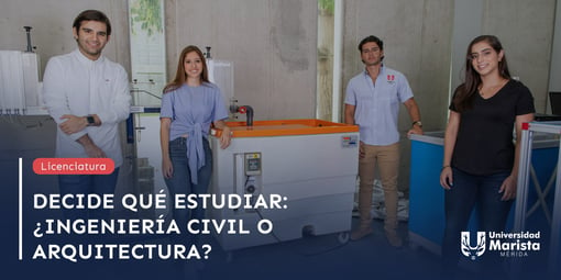 Decide qué estudiar: ¿Ingeniería Civil o Arquitectura?